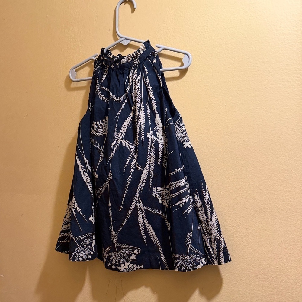 Banana Republic Kids Navy Floral Blouse